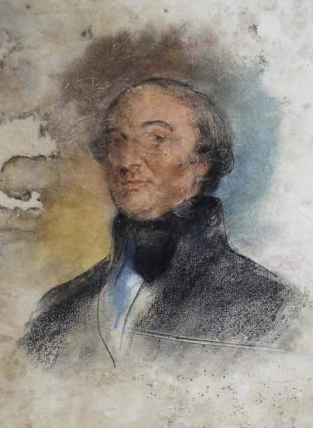 Mr Manescau, maire de Pau, par Eugène Devéria. Musée national du château de Pau