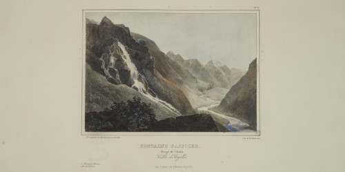 Fontaine Paspicho : Gorge de l'Isaby, Vallée d'Argellès / par J. Sarazin de Belmont