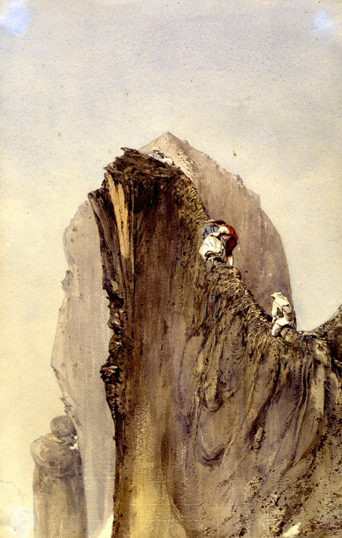 L'ascension du Salon de Ger par l'arête Turon, par Roger de Bouillé