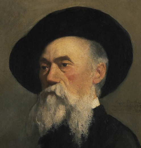 Retrado de Eugène Devéria, por Victor Galos