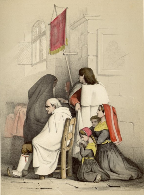 Pendant la messe, par Gorse