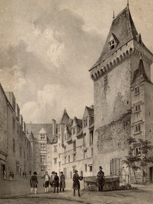 Cour du Château de Pau, par Jacottet. Tome 1, page 85