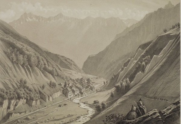 Thermes de Barèges, par Edouard Paris