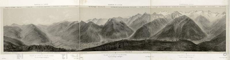 Vallée de Luchon et Vallée d'Oueïl. Bibliothèque municipale de Toulouse