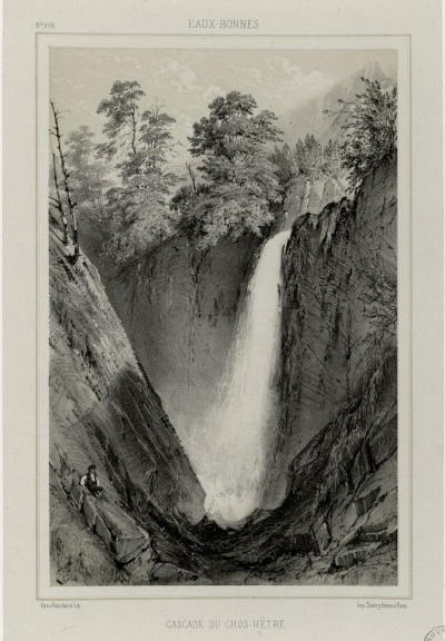 Eaux-Bonnes - Cascade du gros-hêtre. Bibliothèque municipale de Toulouse