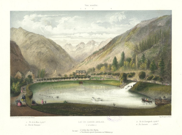 Pierre Gorse : Lac du jardin anglais à Luchon